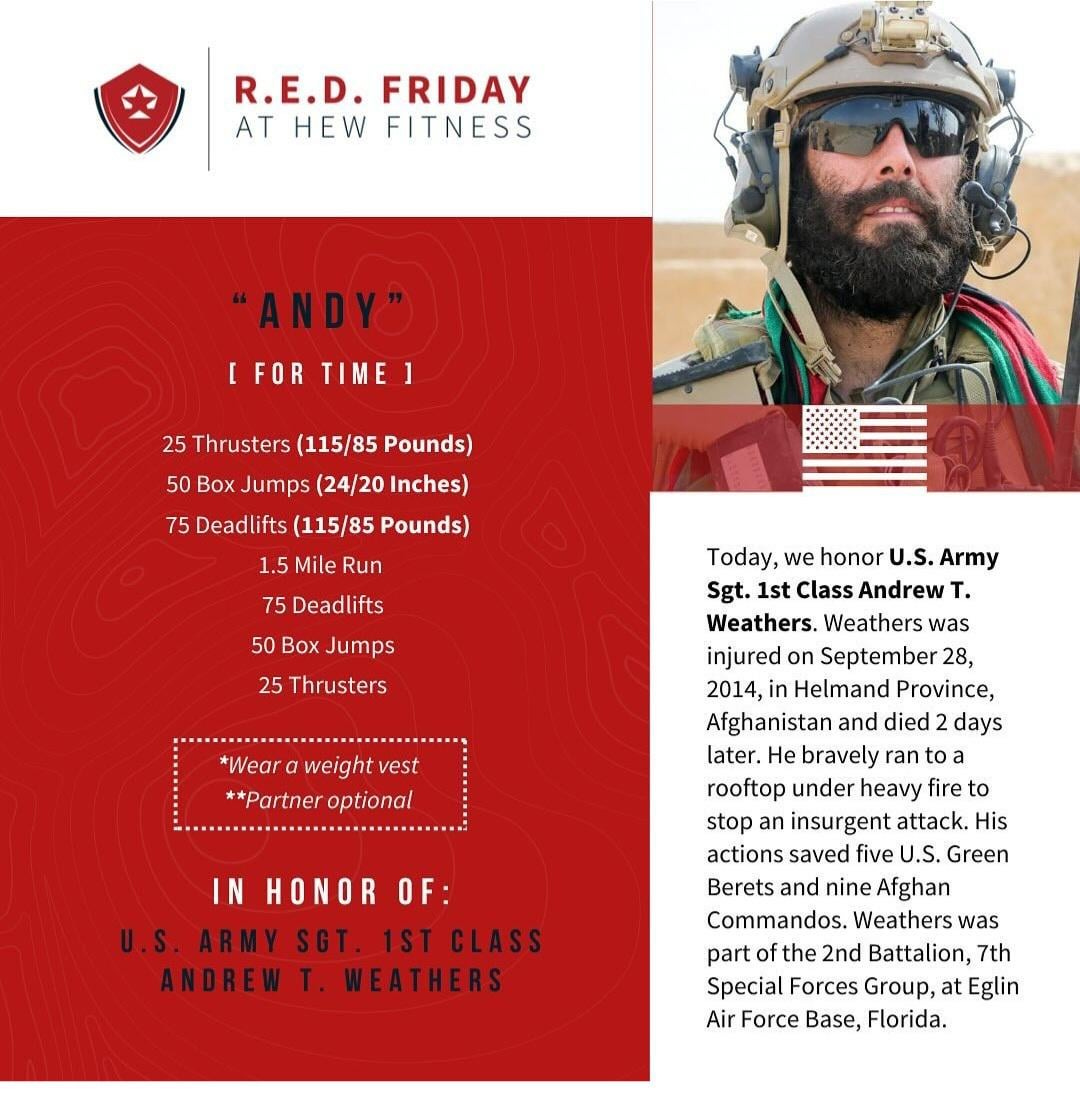 Andy Hero WOD? : r/crossfit