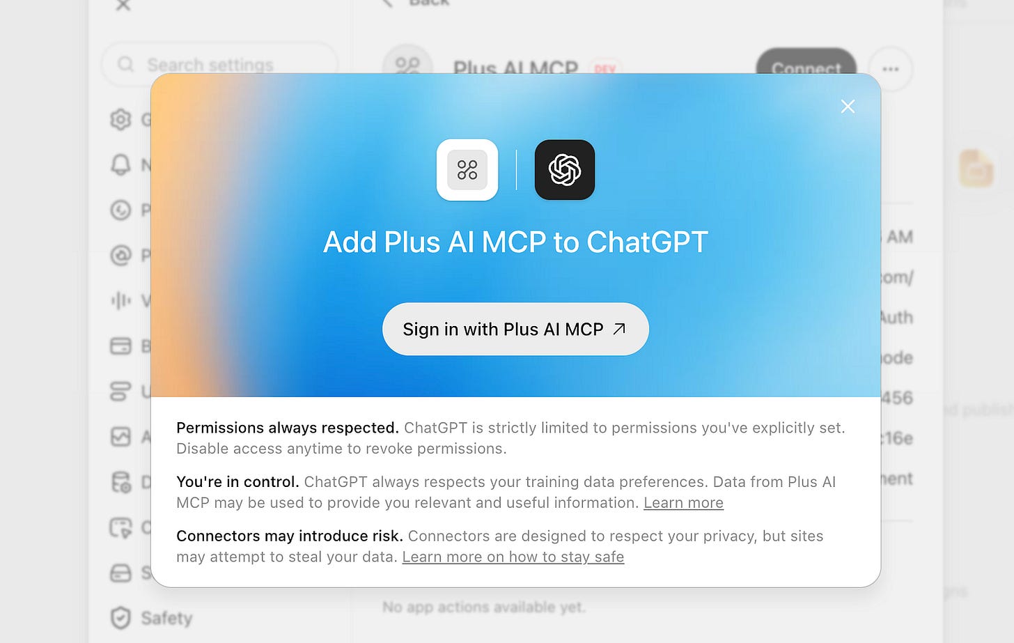 Signing into a plugin server in ChatGPT. Image by Jim Clyde Monge Signing into a plugin server in ChatGPT. Image by Jim Clyde Monge