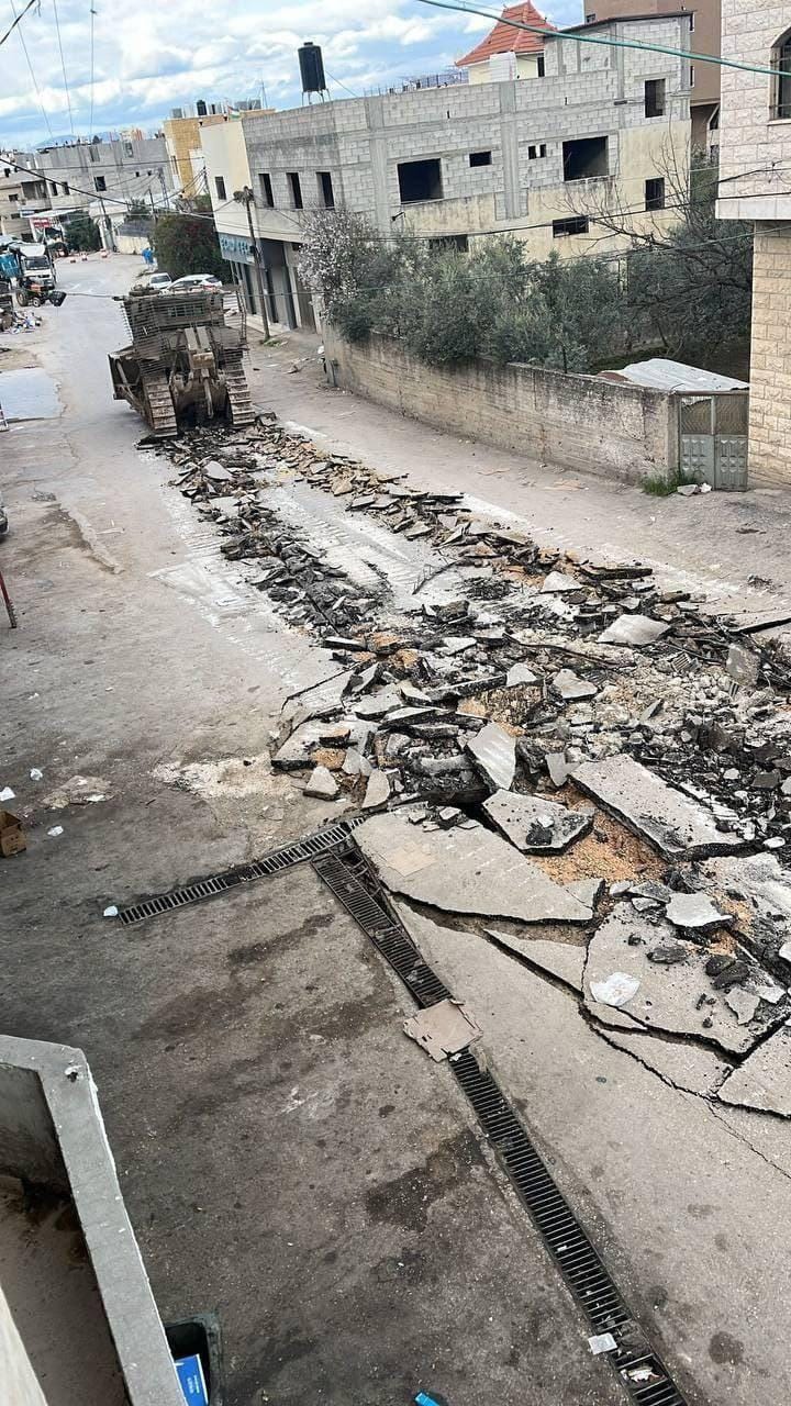 r/Palestine - lsraeI destroying the streets for no reason in west bank r/Palestine - lsraeI destroying the streets for no reason in west bank