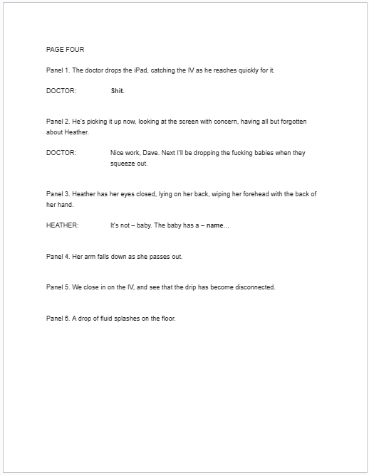 How to Format a Comic Book Script... - by B. Clay Moore