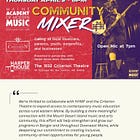 THE 1932 CRITERION THEATRE AND HARPER HOUSE MUSIC FOUNDATION (HHMF) ANNOUNCE NEW PARTNERSHIP WITH MAINE ACADEMY OF MODERN MUSIC (MAMM)