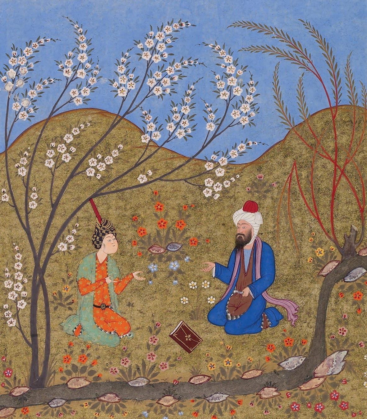 Miniature persane représentant al-Ghazâlî (1552)