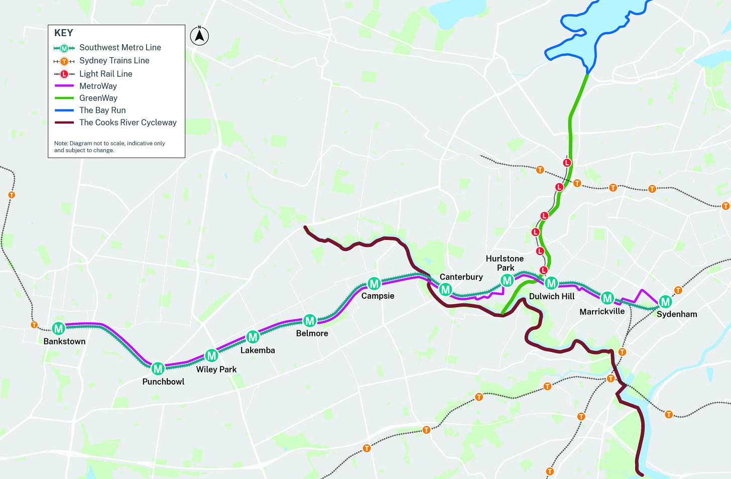 Metroway map Metroway map