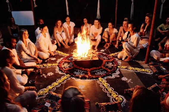 Fire Ceremony: Connect through Ritual | Earth Yoga Village