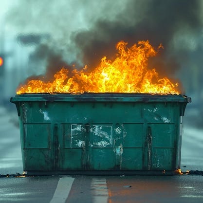 Daisy Furches’ Dumpster Fire