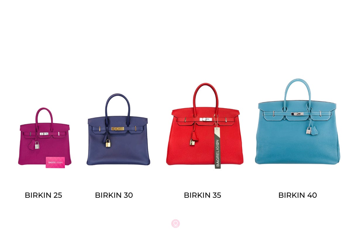HERMES 101: GUIDE TO BIRKIN SIZES | Bag Religion
