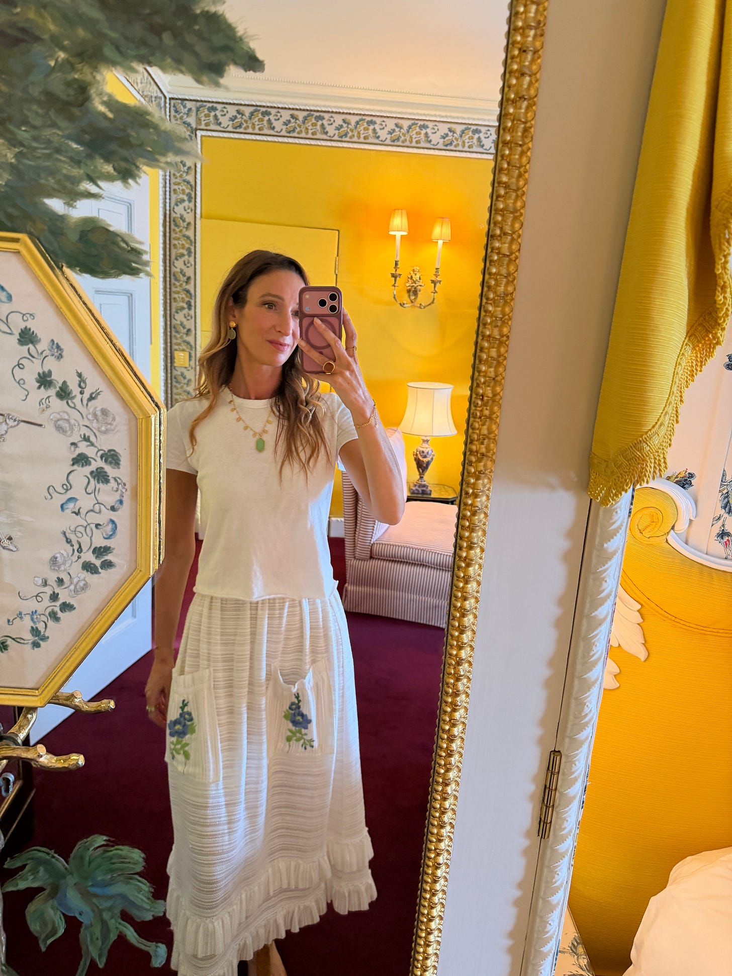 selfie mirror image of myself 