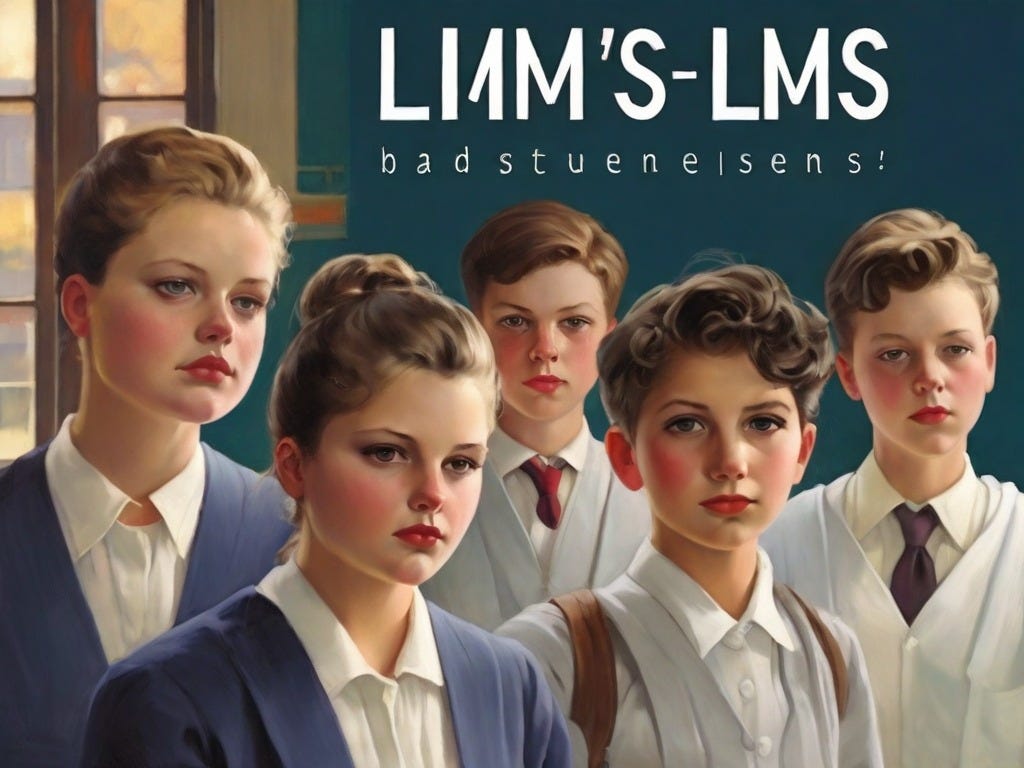 LLMs are bad students