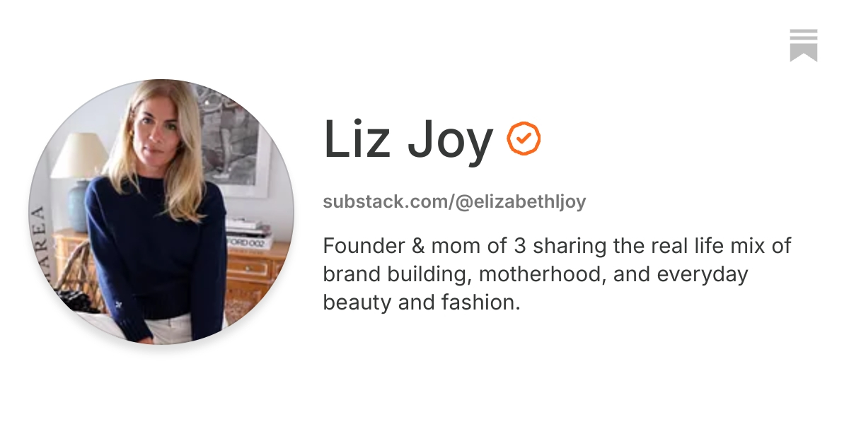 Liz Joy | Substack