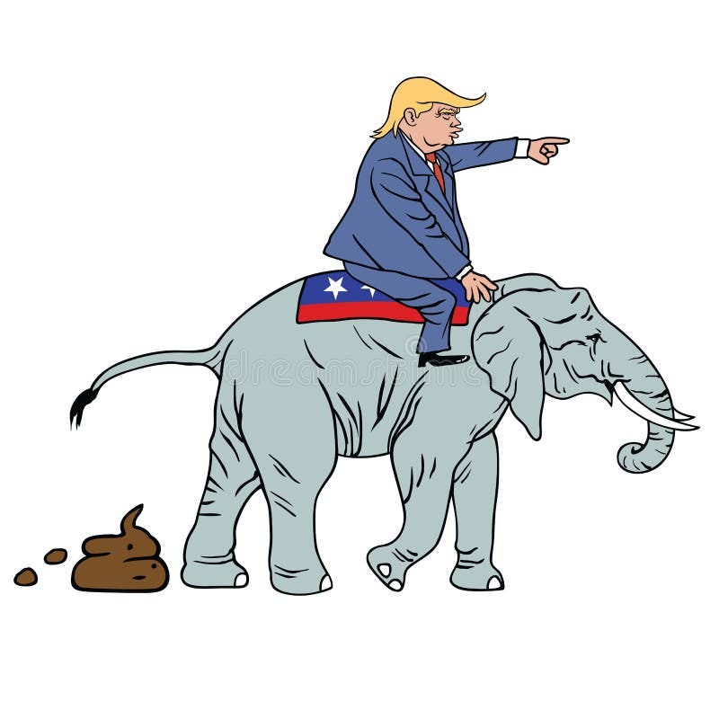 Donald Trump Elephant Stock Illustrations – 109 Donald Trump Elephant Stock  Illustrations, Vectors & Clipart - Dreamstime