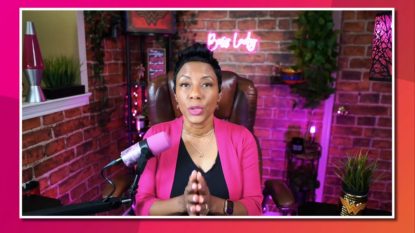 Host urging viewers to stop waiting for platform handouts