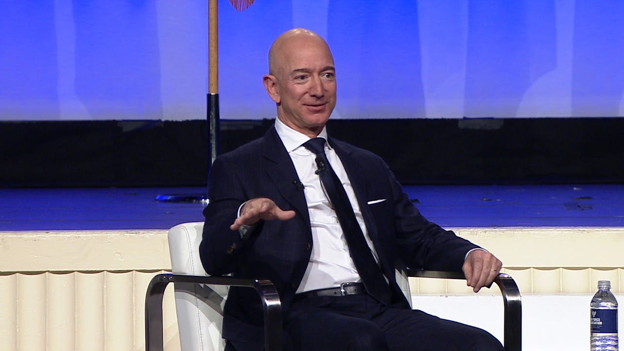 Jeff Bezos Interview with AFA President Gen. Larry Spencer, Ret ...