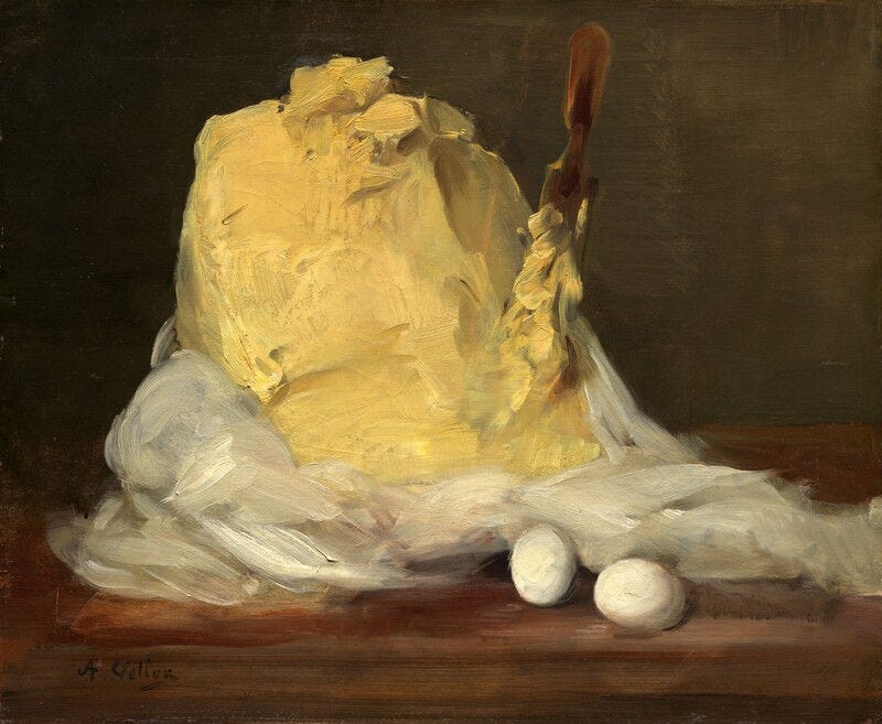 Antoine Vollon, Mound of Butter, 1875/1885, National Gallery of Art, Washington, D.C.