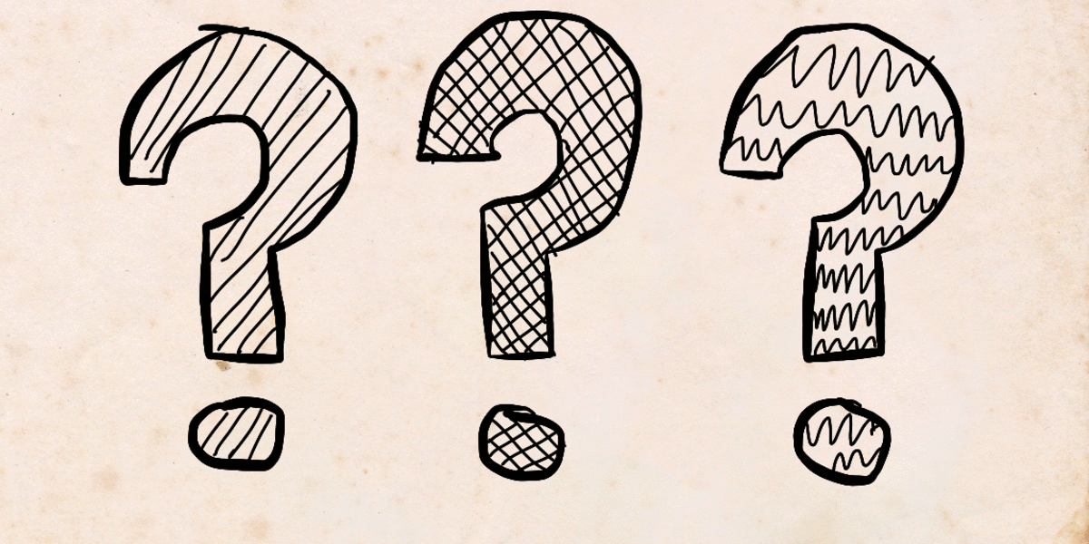 Line 3 & 17 // Question marks gif - HITRECORD Image