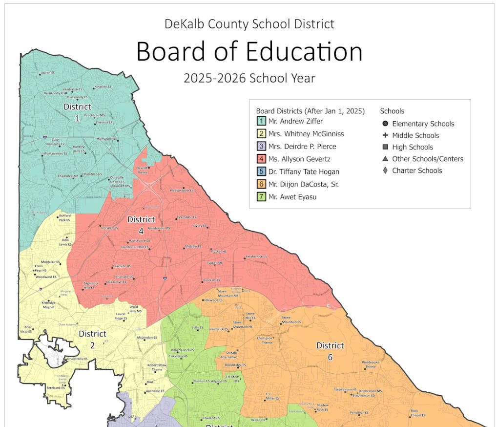 How Dunwoody, Chamblee, and Cross Keys Ended Up With Different