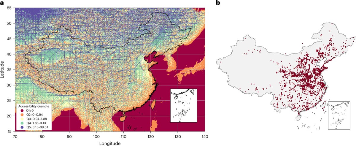 Terrain accessibility and the distribution of Neolithic archaeological sites in China Terrain accessibility and the distribution of Neolithic archaeological sites in China