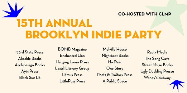 15th Annual Brooklyn Indie Party!