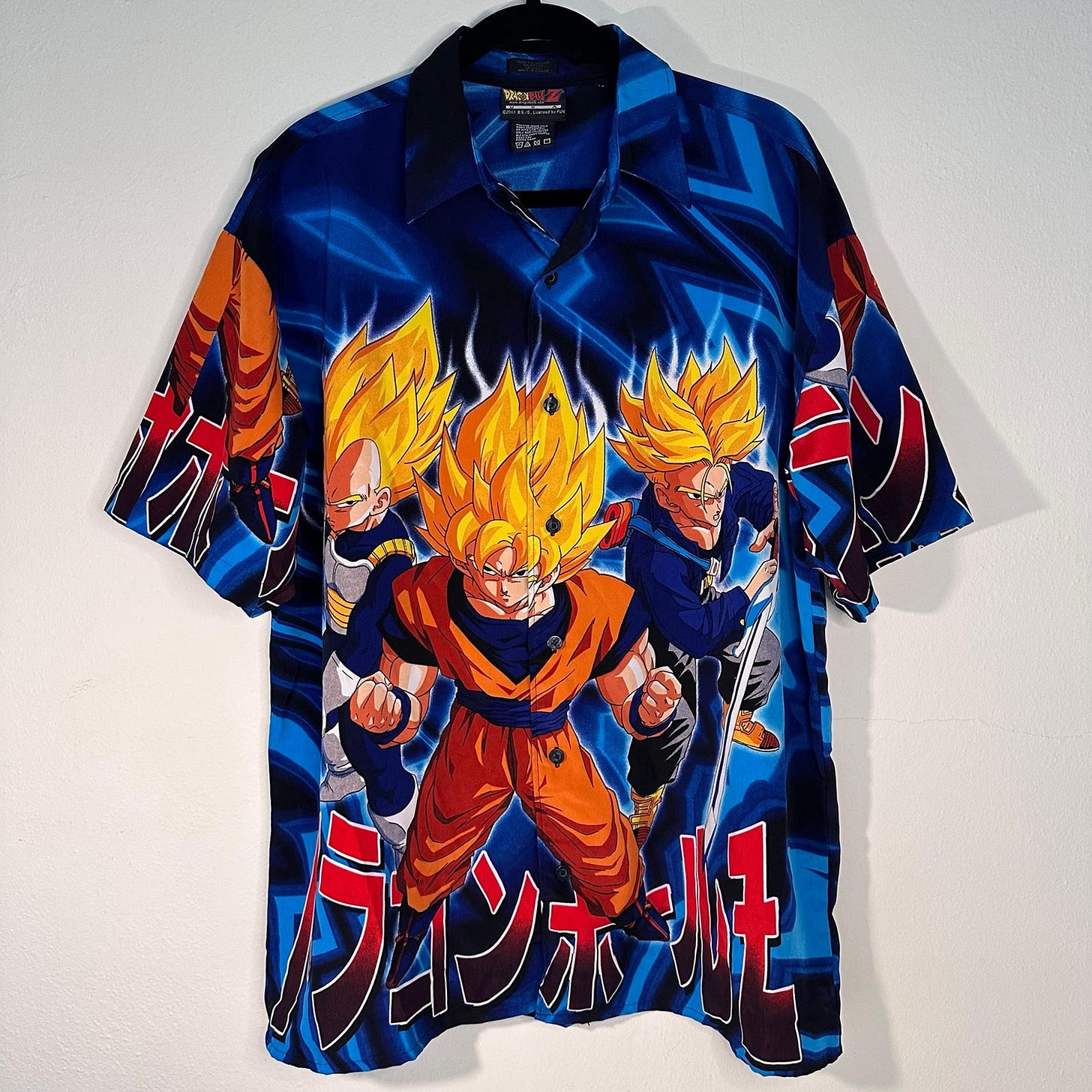 Dragon Ball Z Blue Button-front Shirts for Men | Mercari