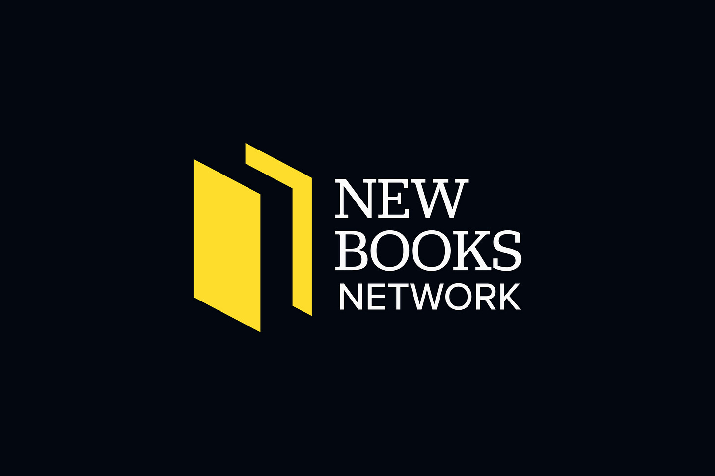New Books Network logo feature three books and company text.