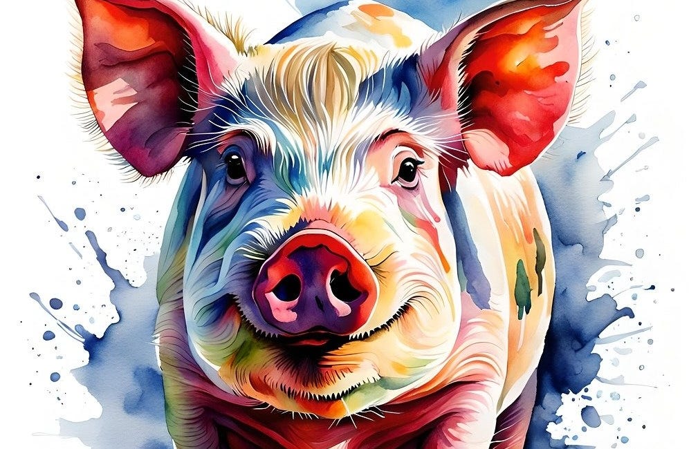 What’s the difference between bacon and eggs?