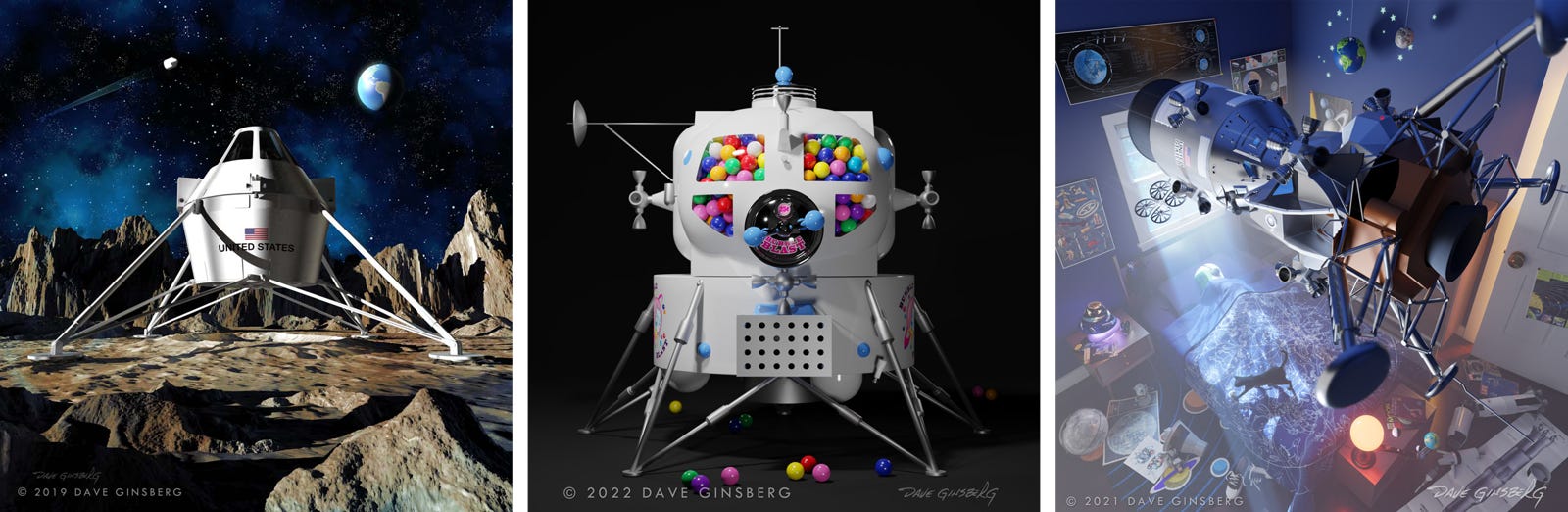 Moonshot 1970: Moments to Touchdown - by Dave Ginsberg