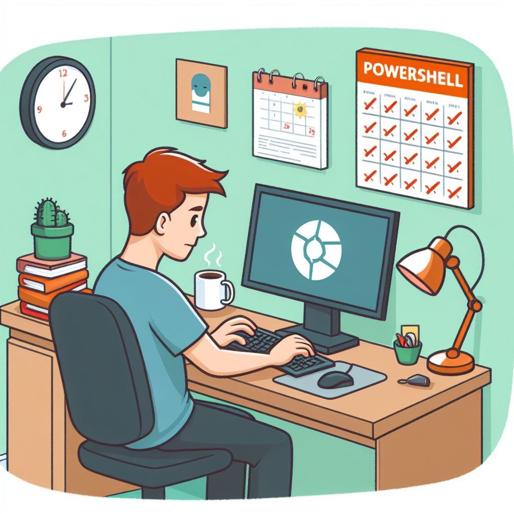 Getting better by 1% everyday by doing PowerShell exercises
