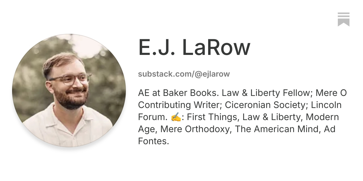 Eddie LaRow | Substack