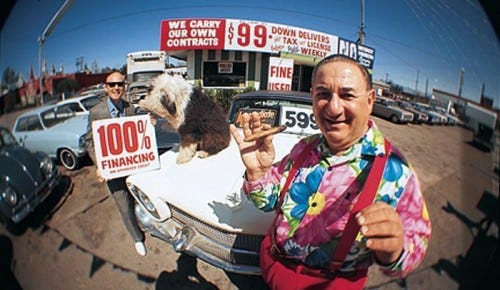 3 Things That The “Used Car Salesman” Can Teach Us About Online Marketing