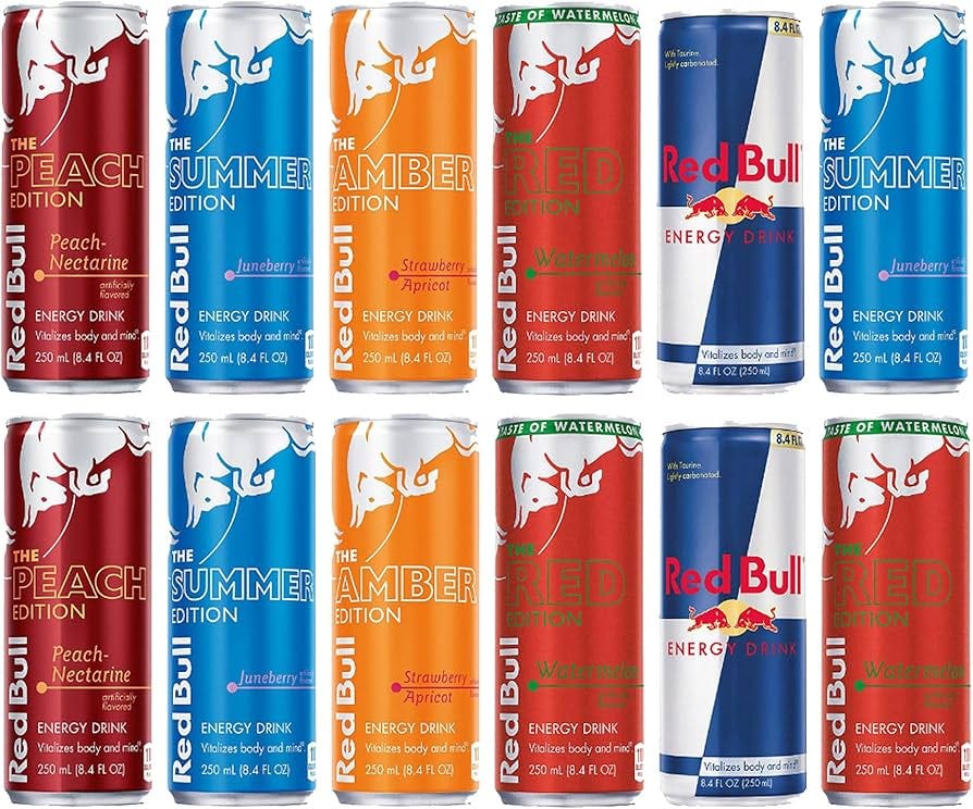 Red Bull product range Red Bull product range