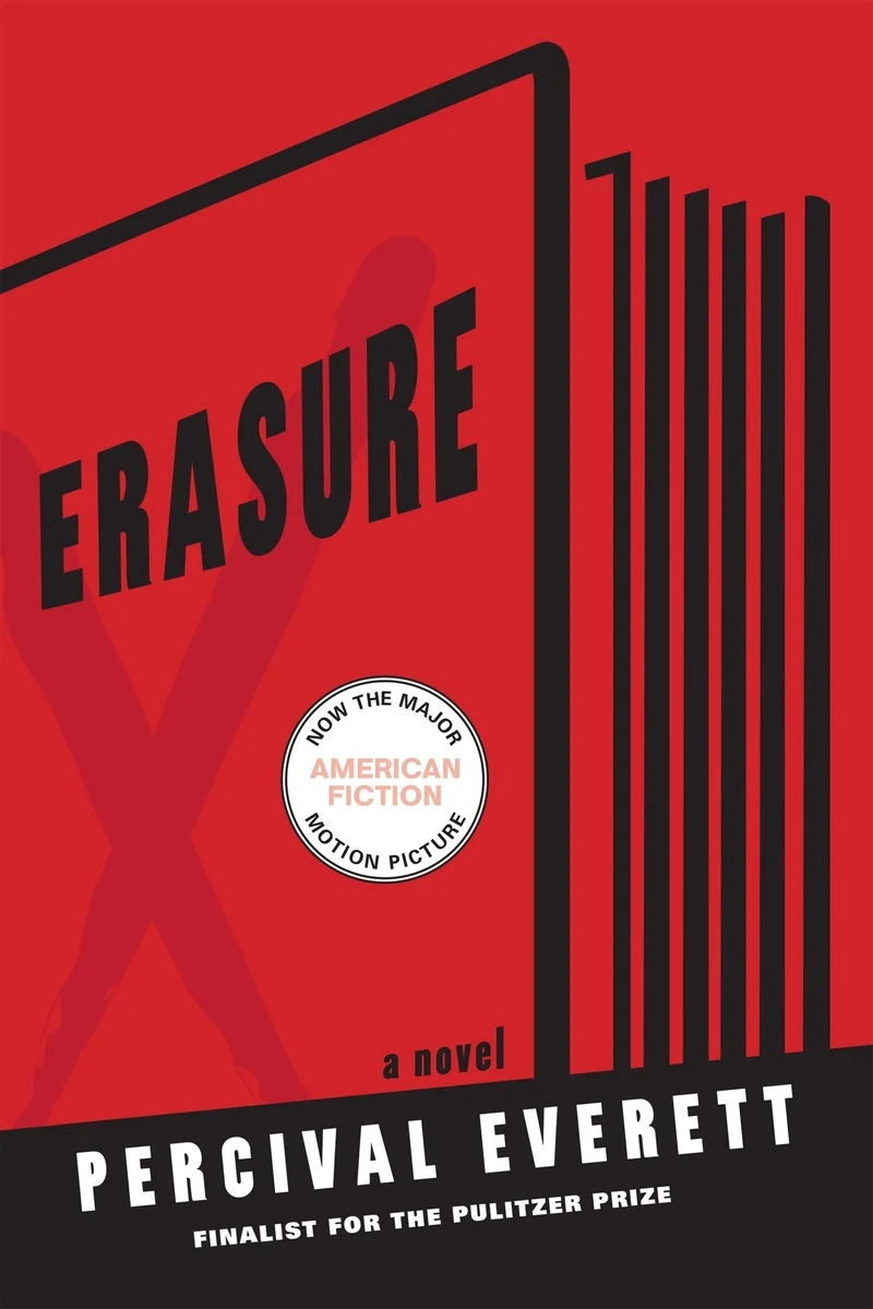 The book cover for Erasure by Percival Everett