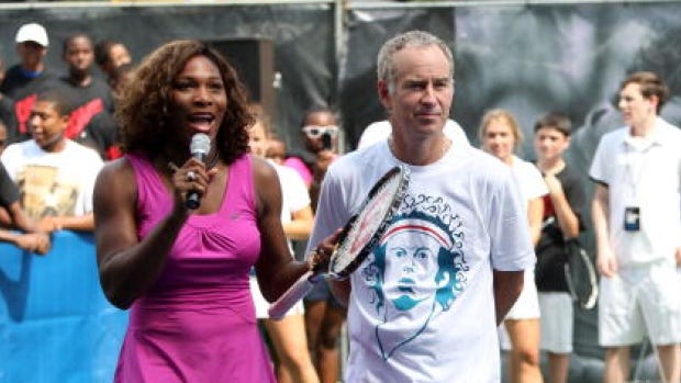 serena williams shuts down john mcenroe 2017 serena williams shuts down john mcenroe 2017