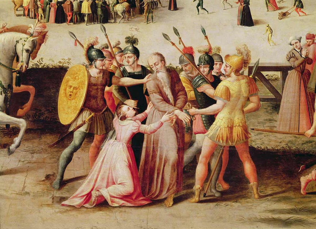 The Arrest and Execution of Sir Thomas More in 1535 (detail) -  community.artauthority.net