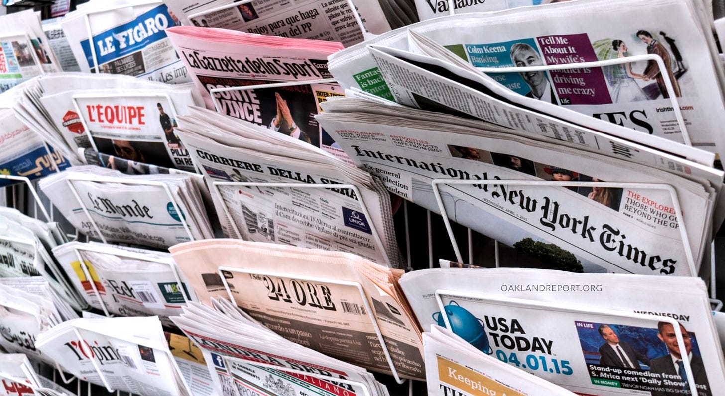 There is nothing particularly unusual about a news organization deciding not to cover an individual crime. But those decisions also determine which events their readers encounter. (Image source: Oakland Report / Adobe Stock) There is nothing particularly unusual about a news organization deciding not to cover an individual crime. But those decisions also determine which events their readers encounter. (Image source: Oakland Report / Adobe Stock)