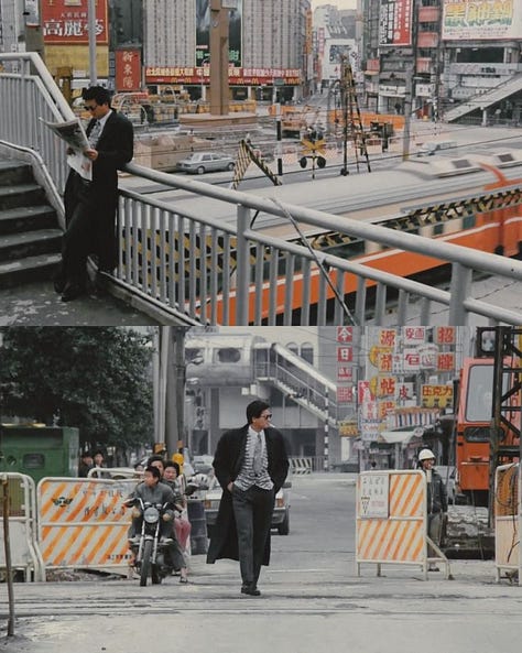 Stills from the films A Better Tomorrow, Once a Thief and The Killer.