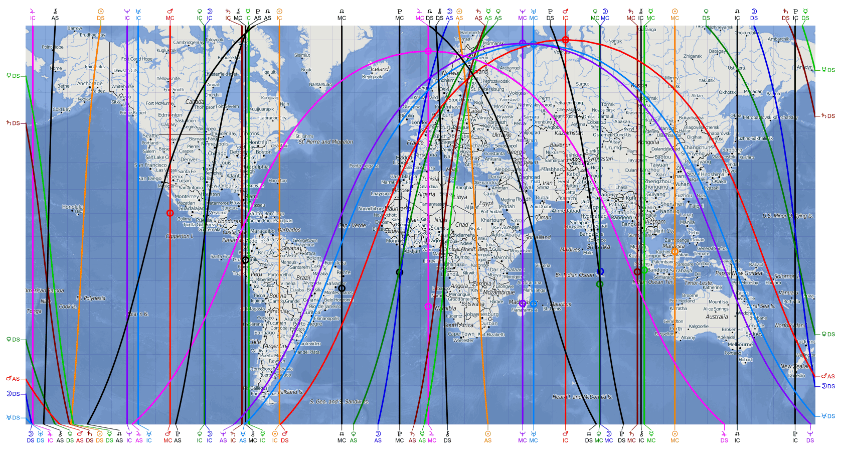 Stop letting your astrocartography map tell you where to travel