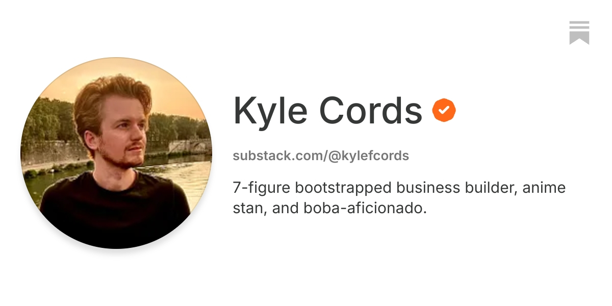 Kyle Cords | Substack