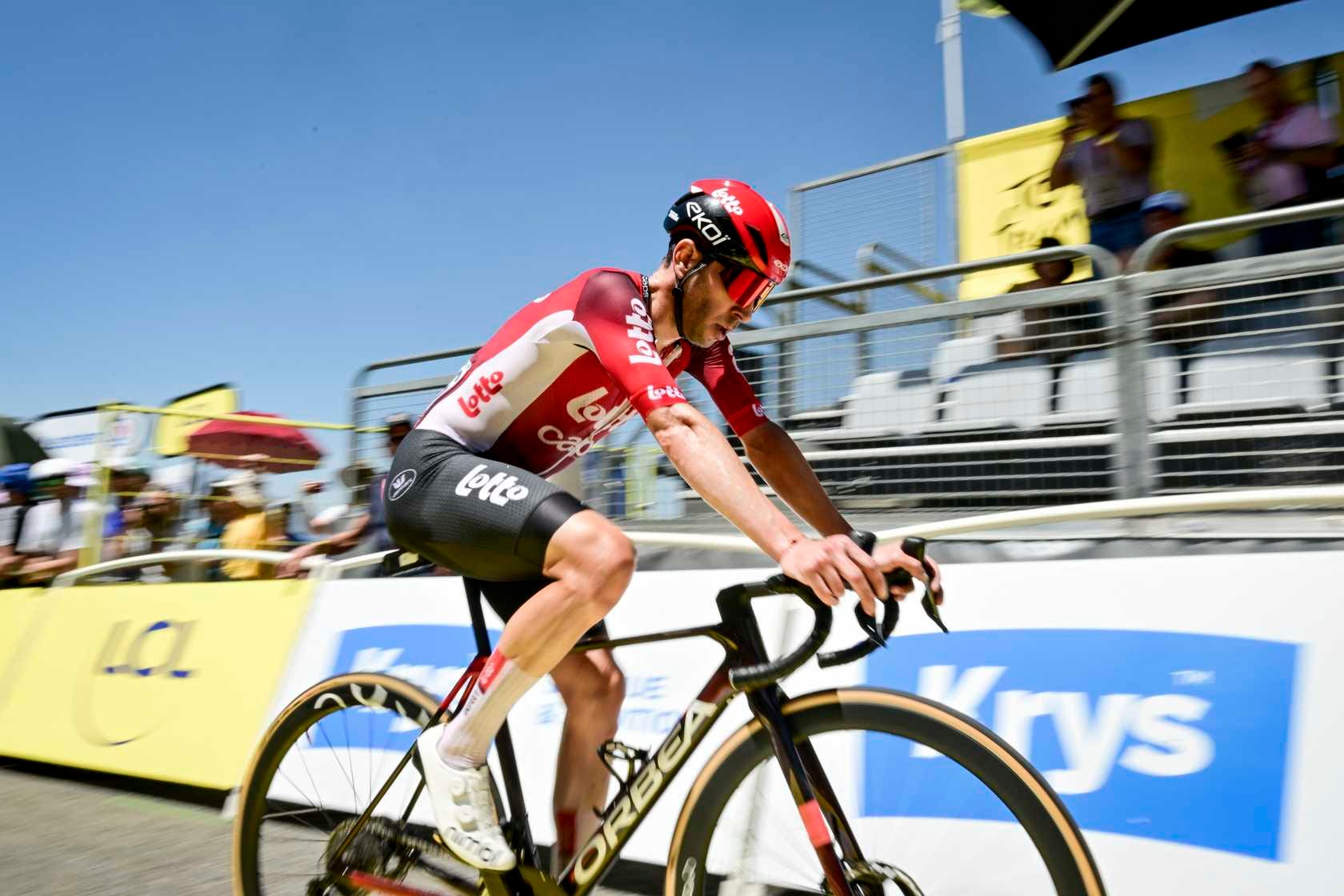 Maillot Cyclisme Vermarc Porté Vuelta 2025 - Lotto, Orbea, Casquettes, Combinaison