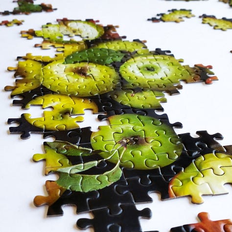 Galison Heirloom Apple Jigsaw Puzzle