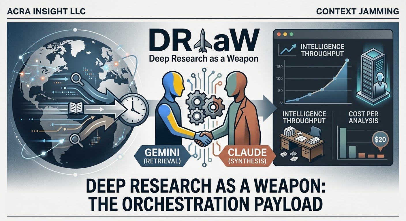 Deep Research as a Weapon