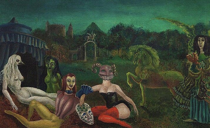 Down Below, 1940 HD Zip Pouch by Leonora Carrington - Pixels