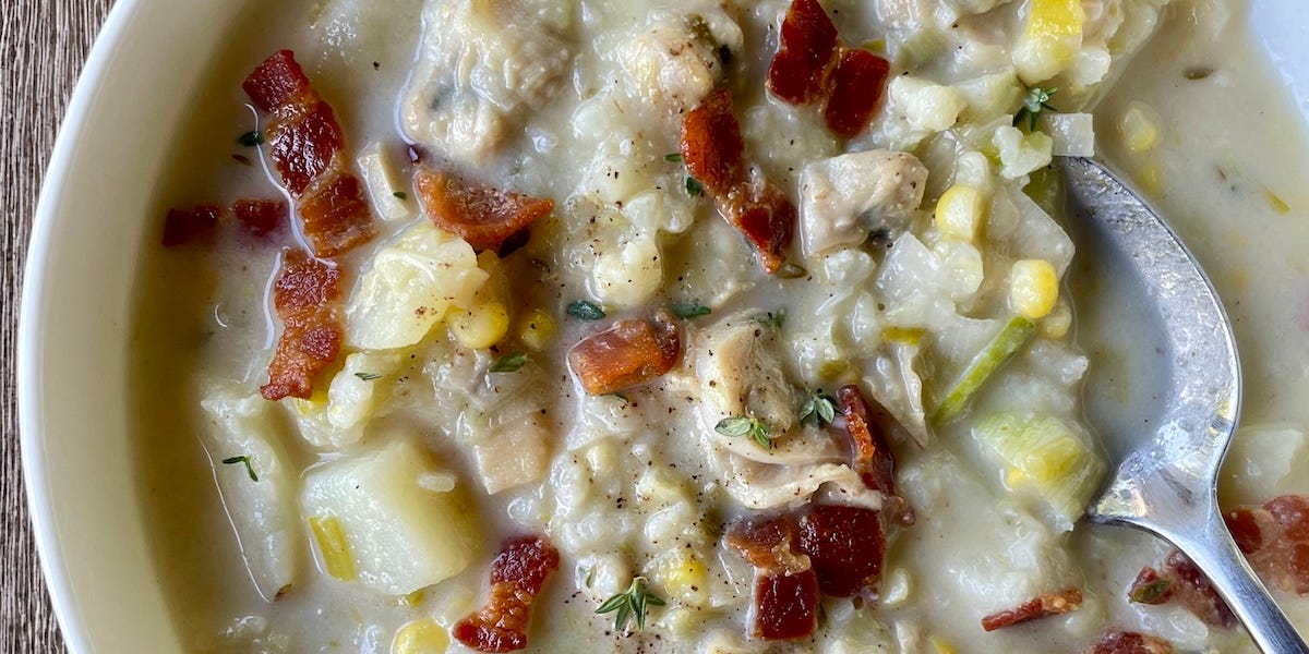 Fire Island Clam Chowder - by Susan Spungen - Susanality