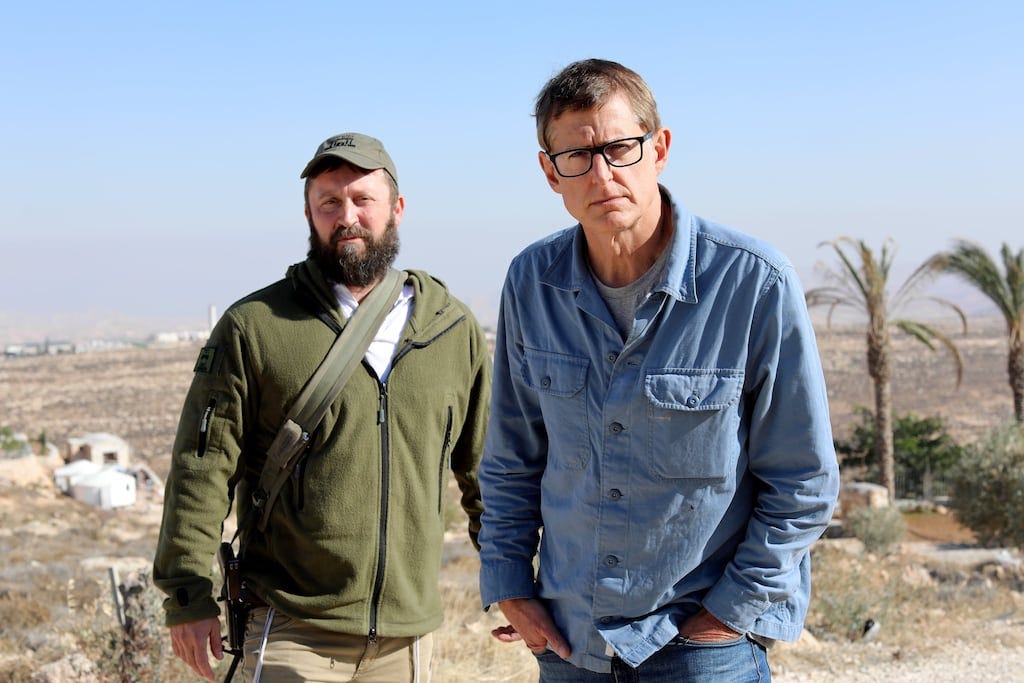 Louis Theroux in The Settlers. Photograph: Mindhouse/BBC