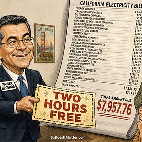 Xavier Becerra’s “Power Hour” Gimmick