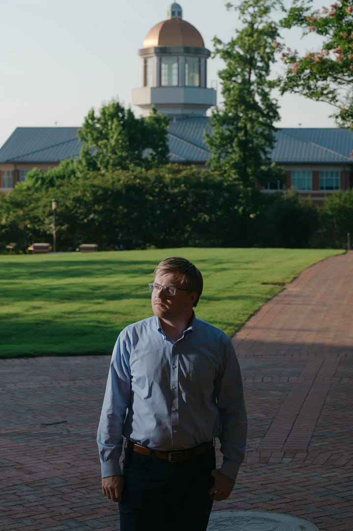 Mary Lou Maher (Computing Research Association) and Connor Drake (CS senior, UNC Charlotte)