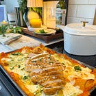 easy gluten free sheet pan lasagna (50 minutes, one pan)