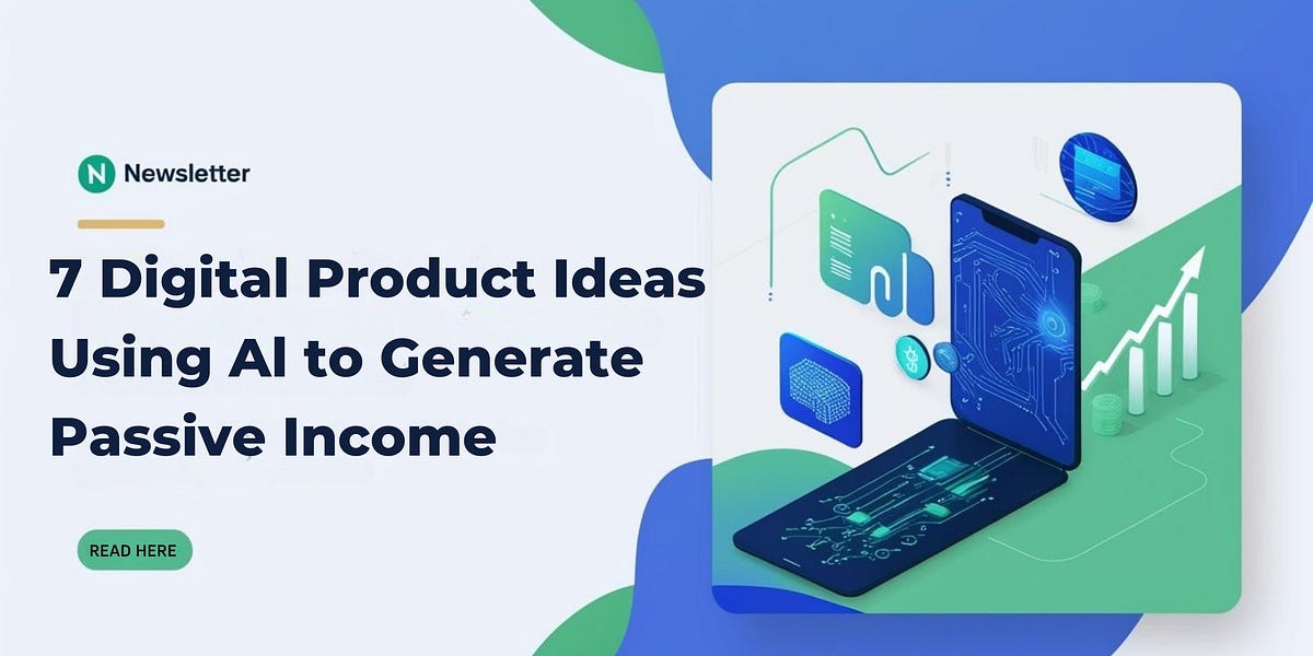 7 Digital Product Ideas Using AI to Generate Passive Income
