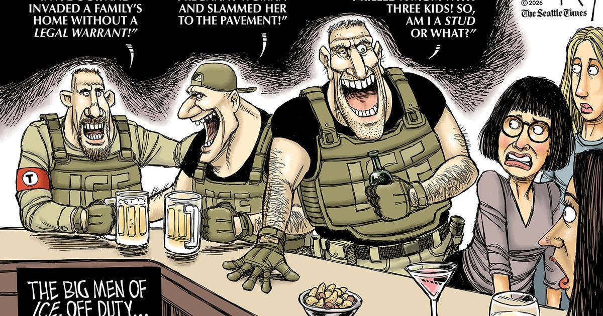 The cosplay cops of Trump's ICE leave chaos in their wake | The Seattle  Times