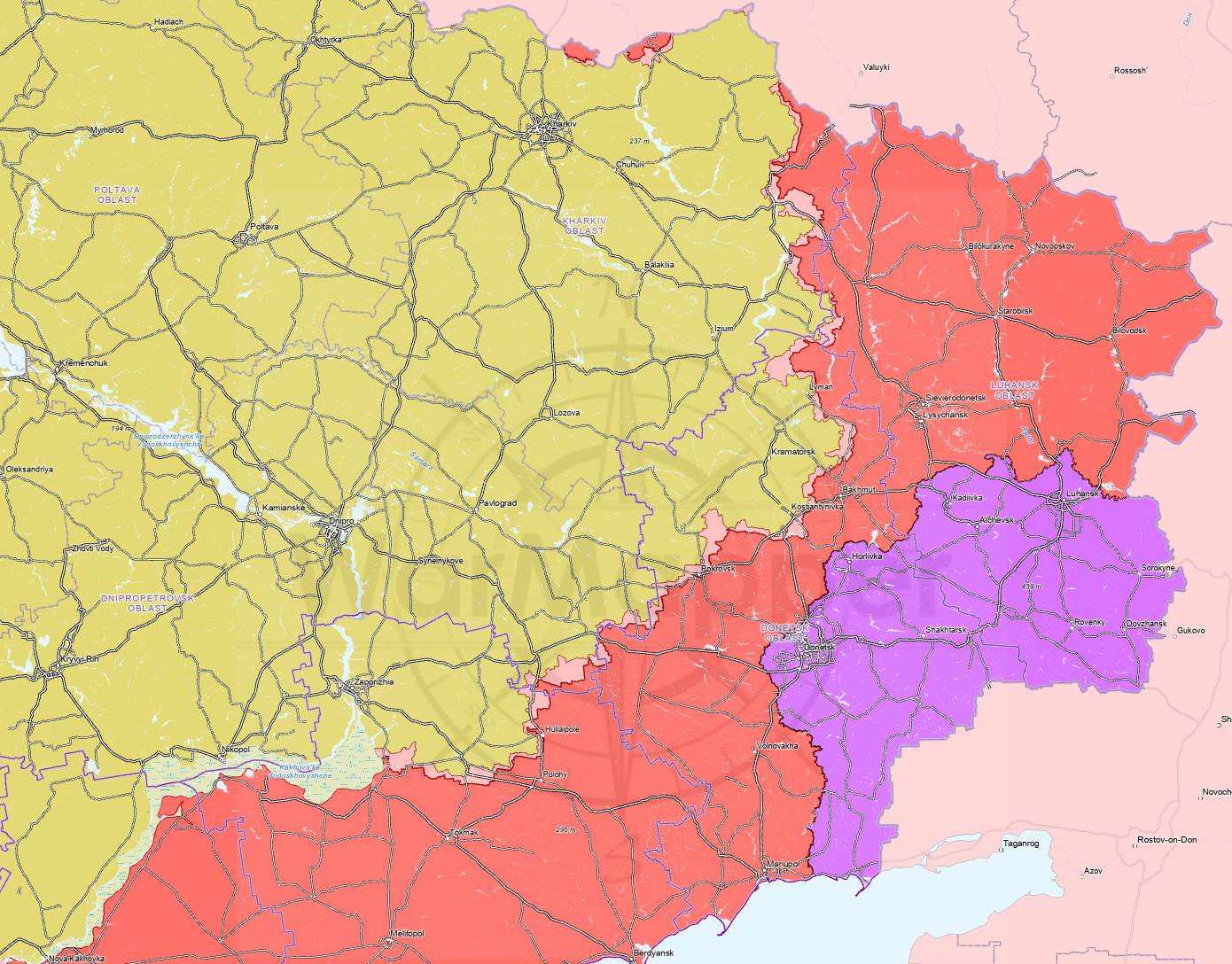 Ukraine maps are back - War Mapper
