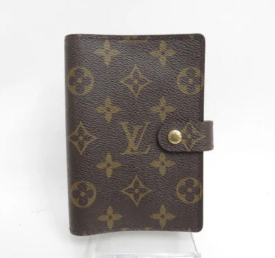 Authentic LOUIS VUITTON Monogram Agenda PM Day Planner Notebook Cover #41843 - Picture 1 of 18