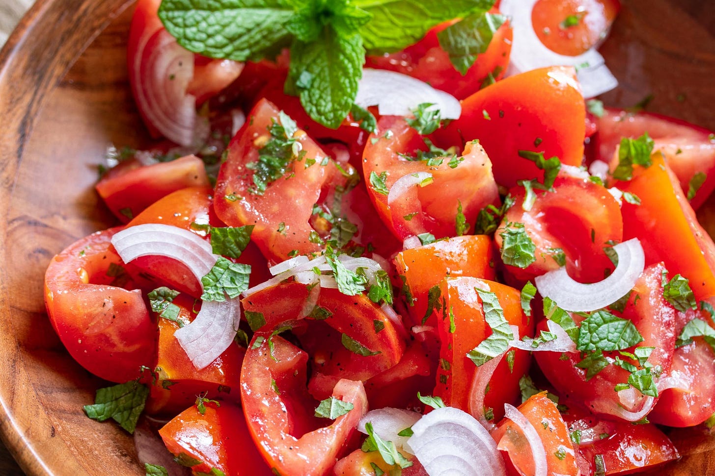 Tomato Salad with Mint